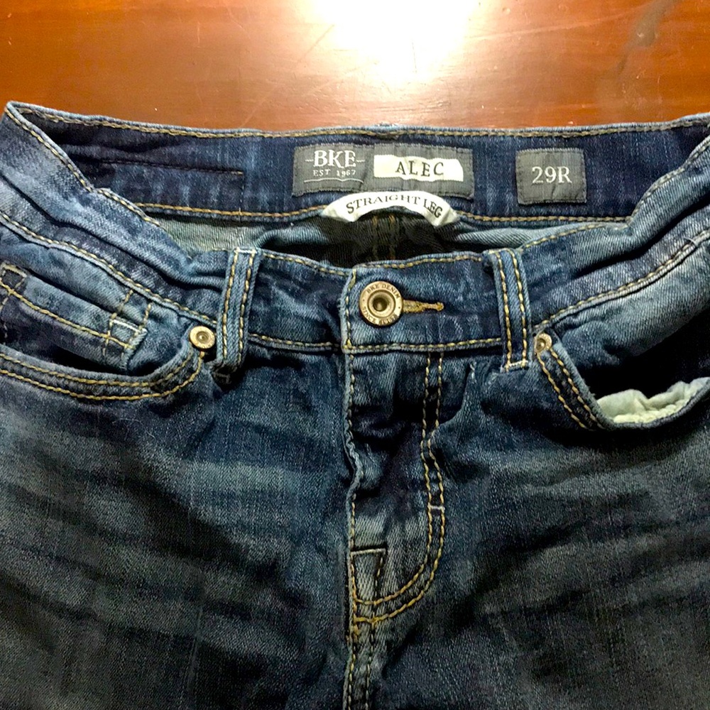 BKE ALEC STRAIGHT LEG JEANS 29R